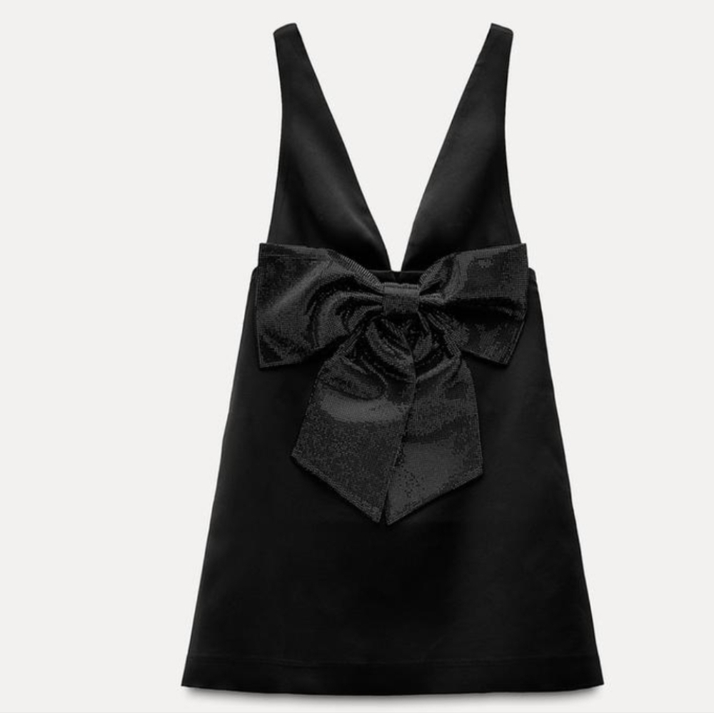 Zara Rhinestone Bow Dress - Picture 8 of 12